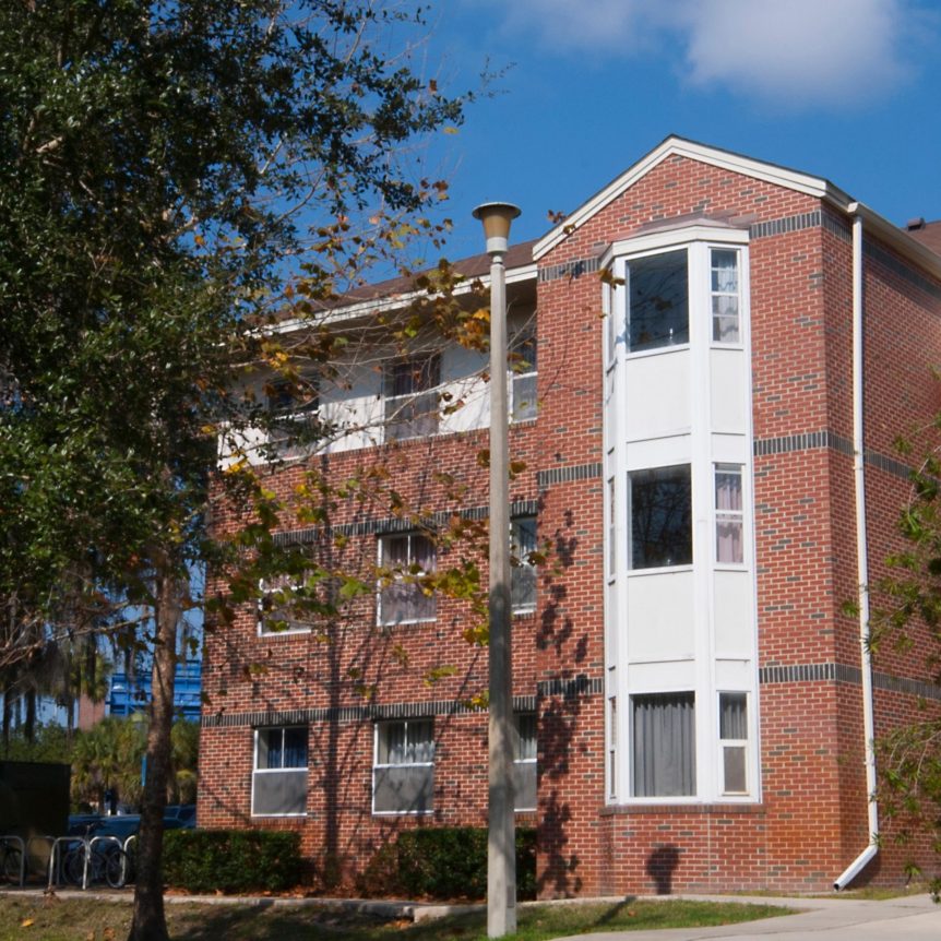 Exterior of Keys Residential Complex.