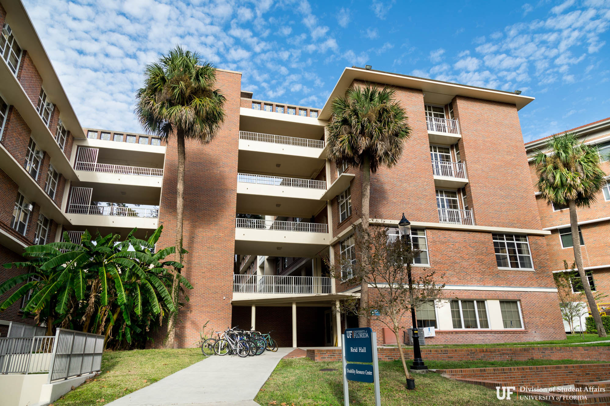 exterior of reid hall