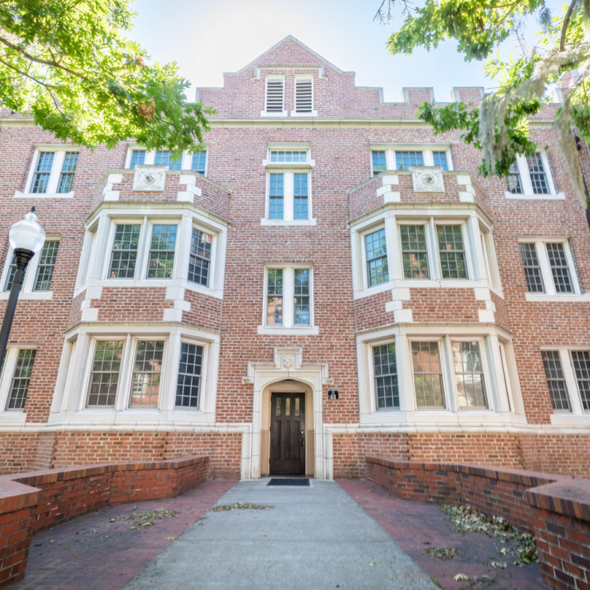 exterior of Buckman Hall