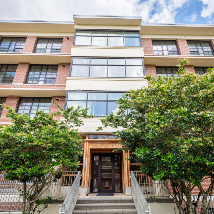 Exterior of Weaver Hall